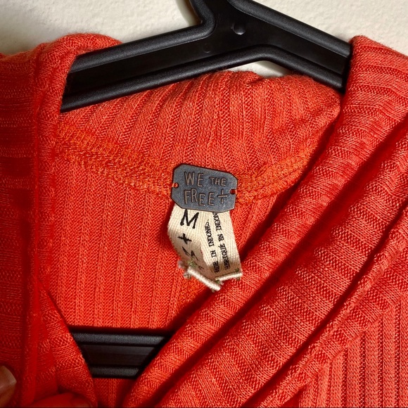 Free People | turtleneck tank orange lightweight - Picture 6 of 8